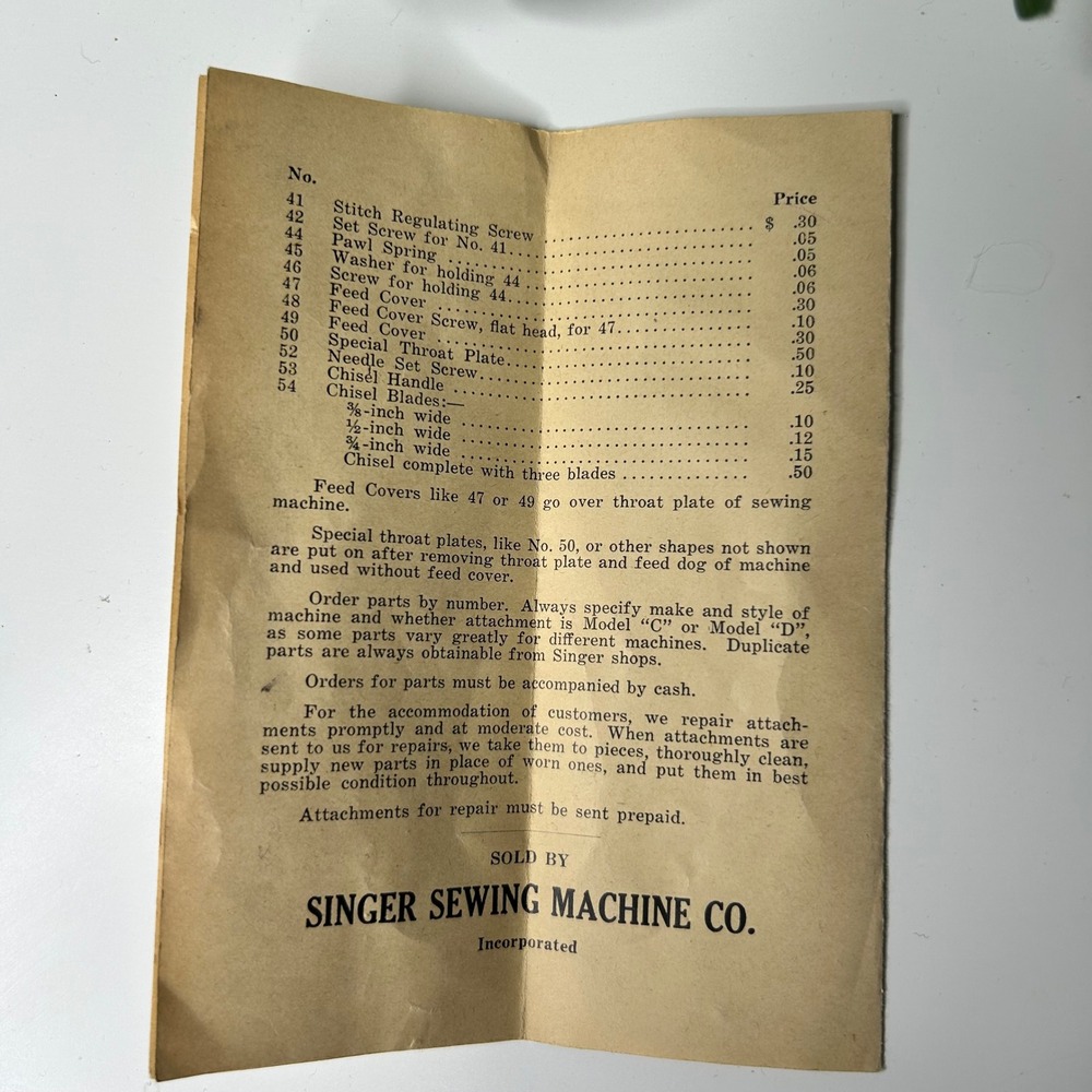 Singer Buttonhole‎ Attachment Sewing Machine Part Vintage with Box 36941 - Picture 12 of 12